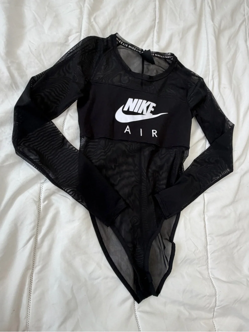 Nike Air women’s  long sleeve mesh bodysuit